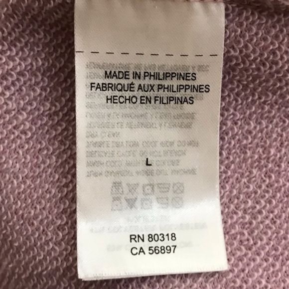 Lucky Brand L Be Lucky hoodie lavender - Picture 7 of 8